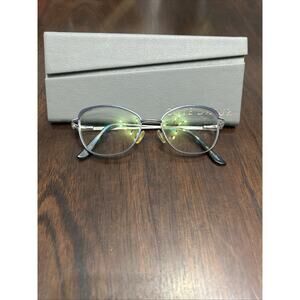Cote D'Azur Blue Eyeglasses Glasses 49-16-132 C -2 with Hard Case